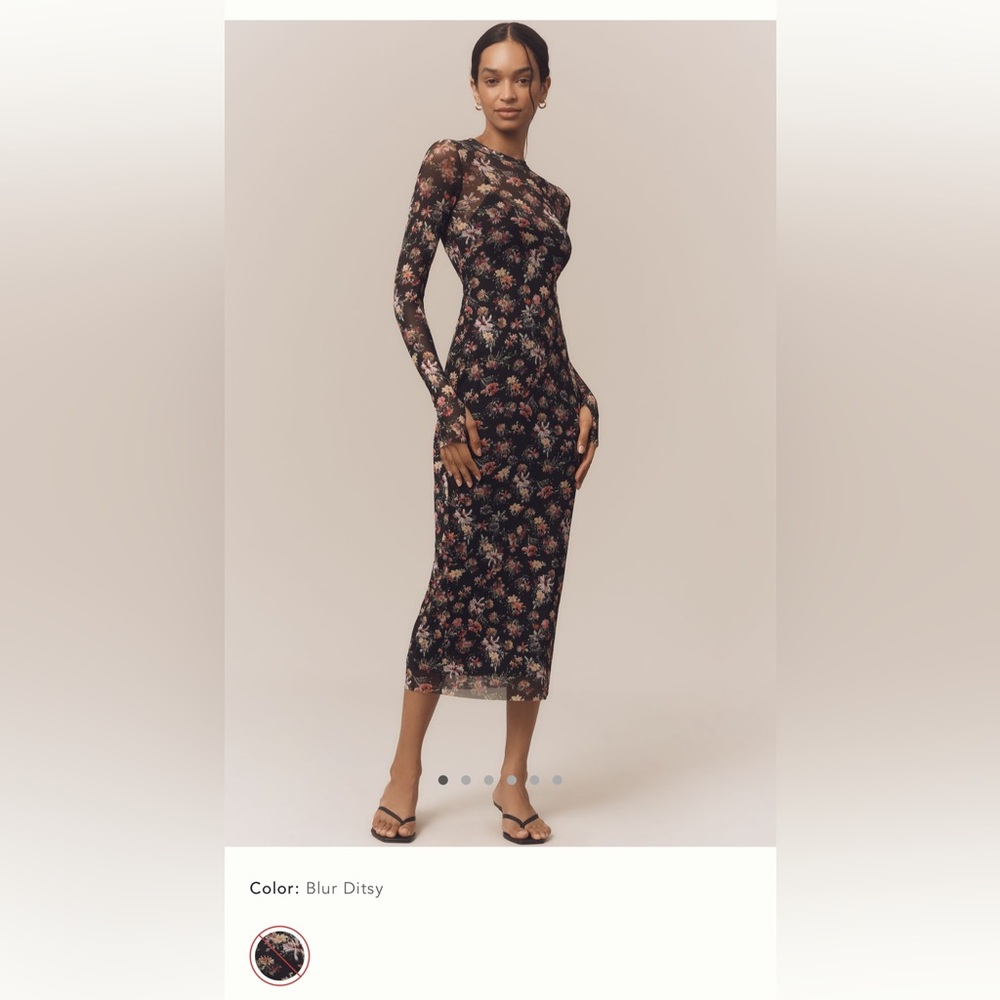 Anthropologie AFRM Floral Dress - Like NEW!